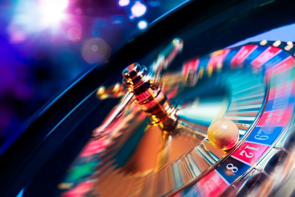 casino roulette in motion
