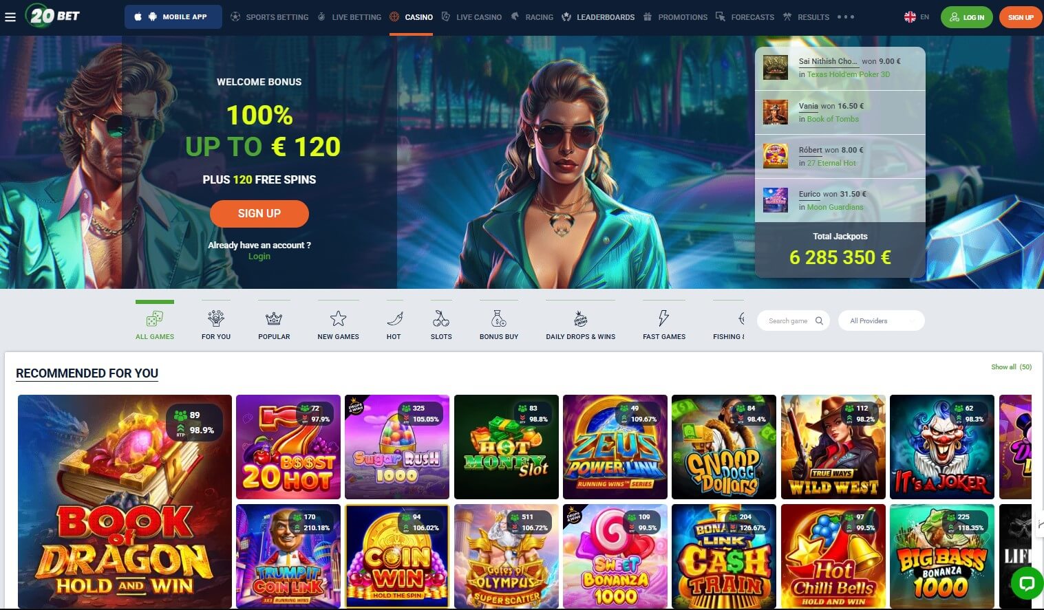 20bet AR Casino