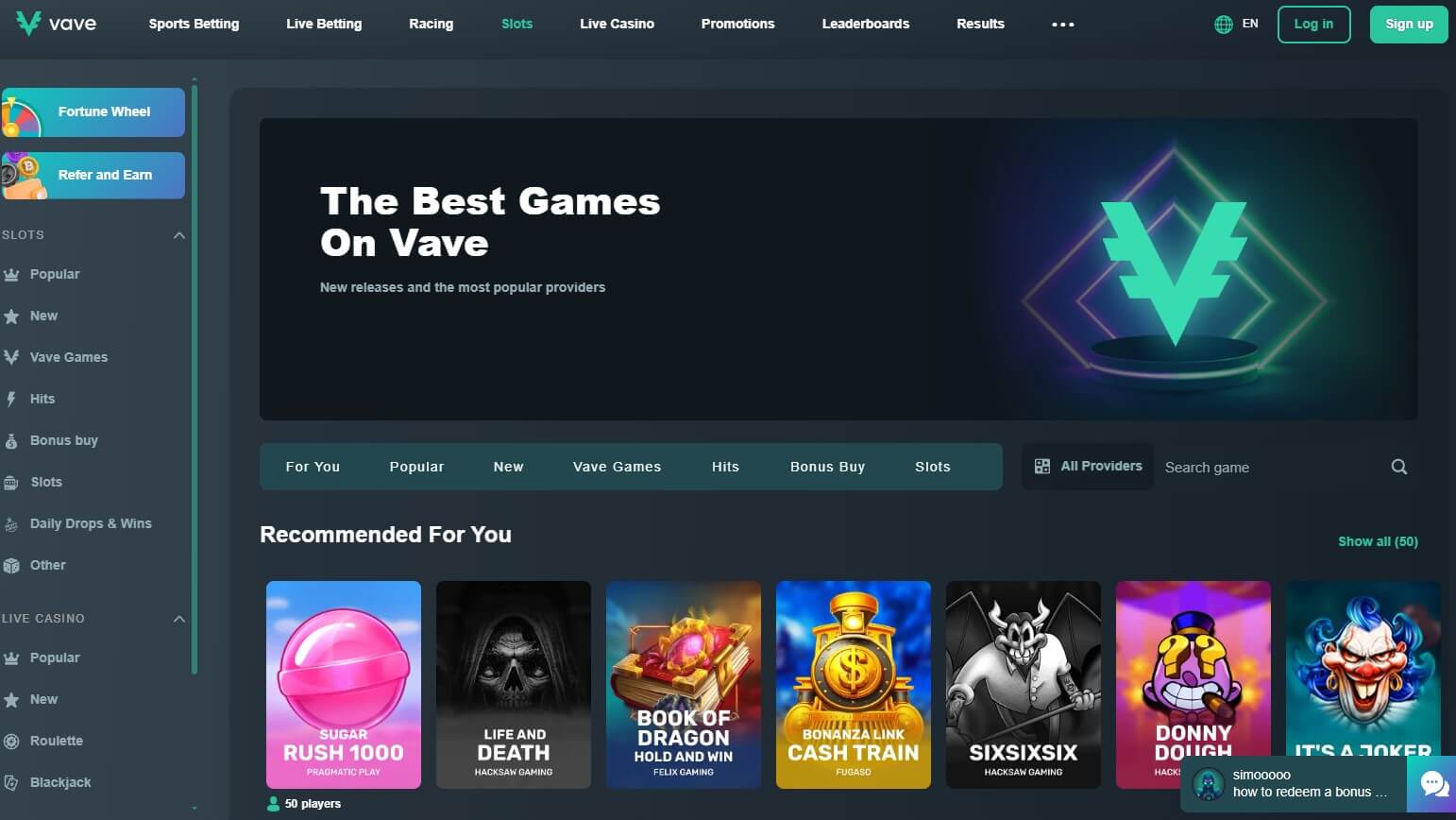 Vave Casino AR