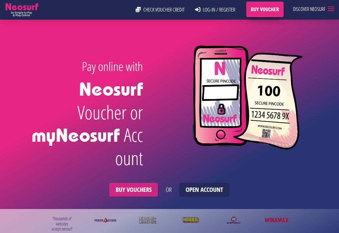 neosurf casinos