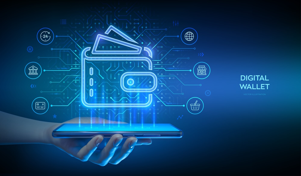 Digital,Wallet.,E wallet.,Online,Payment,Via,A,Digital,Wallet,In